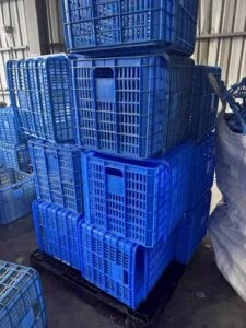 中古塑膠折疊籠