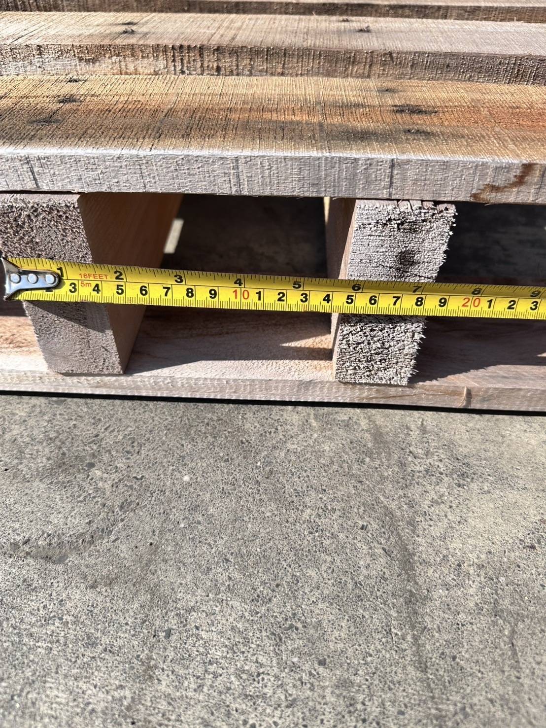 《型號:B》中古美式木製棧板 (100*100*13)四支腳