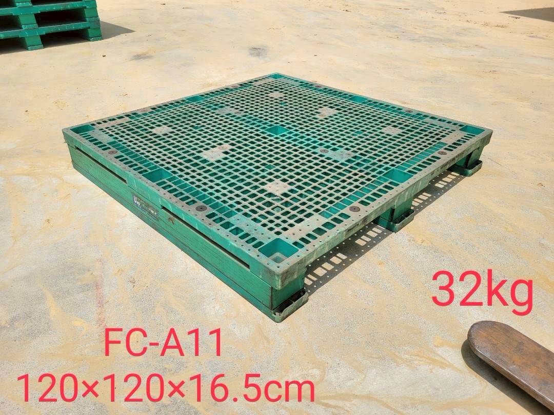 《型號:A11》中古網狀川字塑膠棧板 (120*120*16.5)