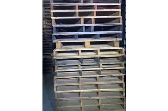 《型號:A6》中古美式木製棧板 (110*110±2) 3＆4支腳混合/油壓車不可用