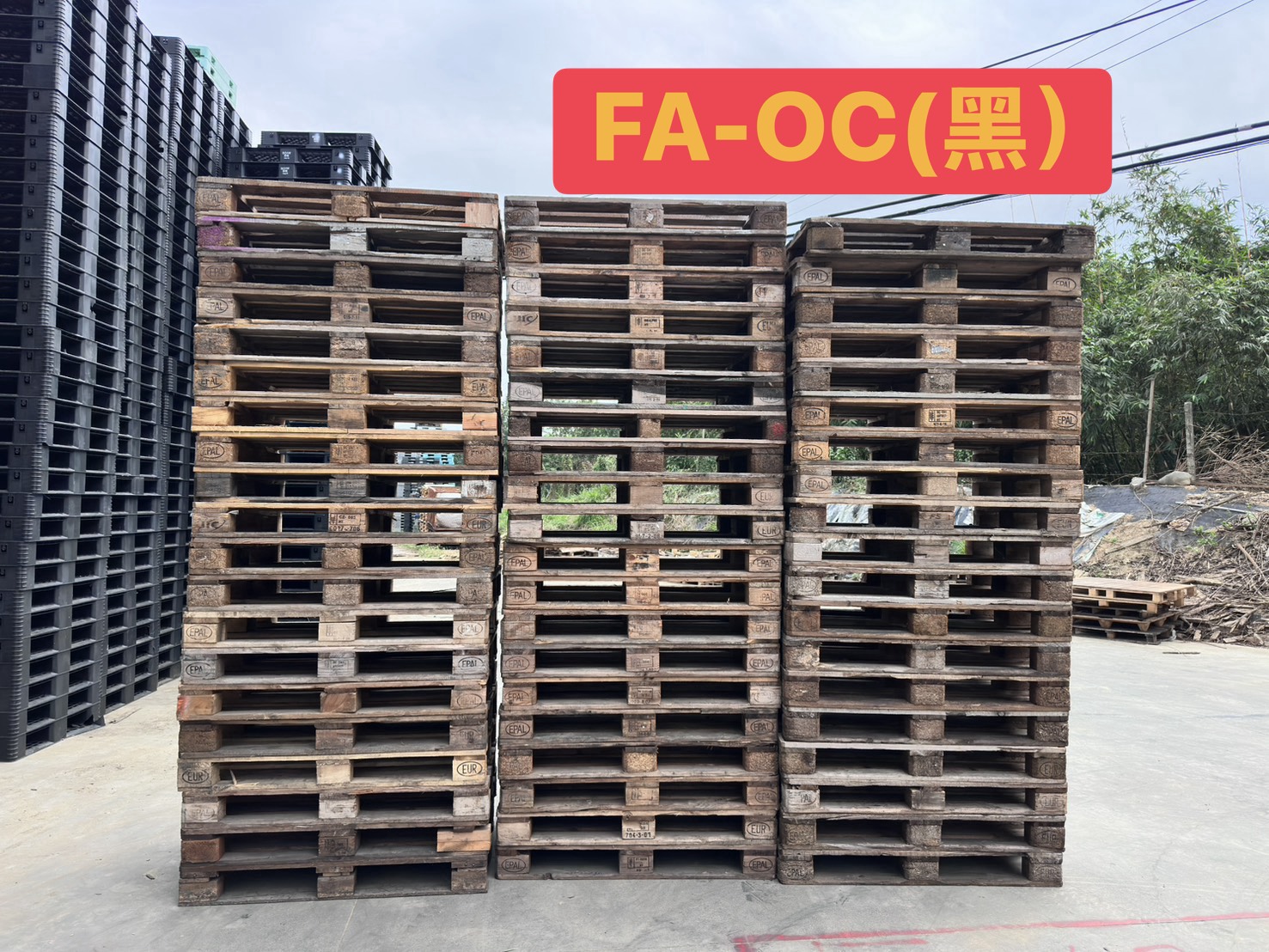 《型號:C》中古EPAL EUR環保回收棧板/歐盟環保標準棧板 (120*80)