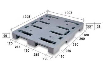 《型號:M》中古塑膠棧板 (110*110*14&120*100*14)