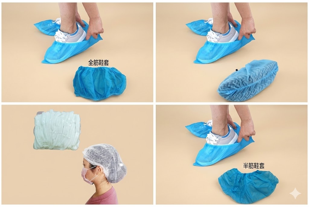 無塵室條帽、鞋套