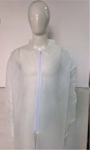 10.F-CZ04拋棄式大衣-拉鍊 XXL