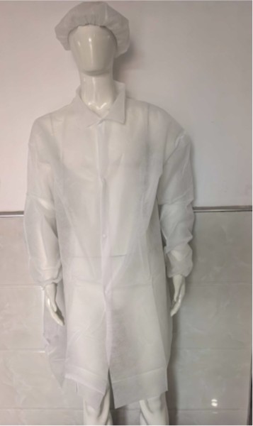 5.F-CA02拋棄式大衣-扣子 L