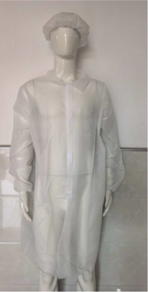 3.F-CV03拋棄式大衣-魔術貼 XL