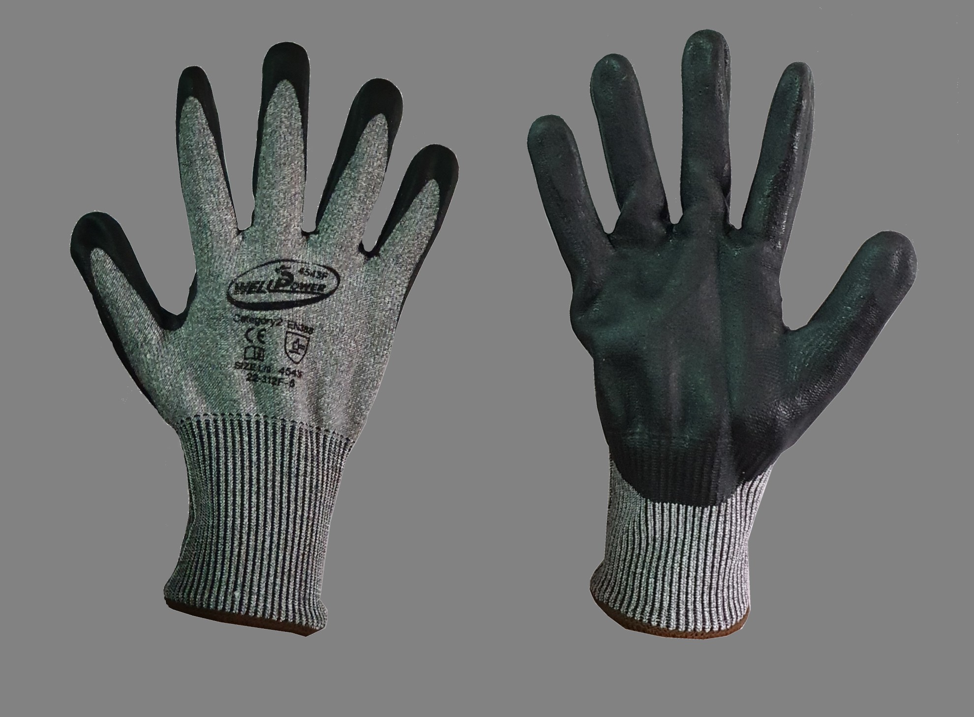 3.4543F-耐切割加鋼絲手套NBR-5級