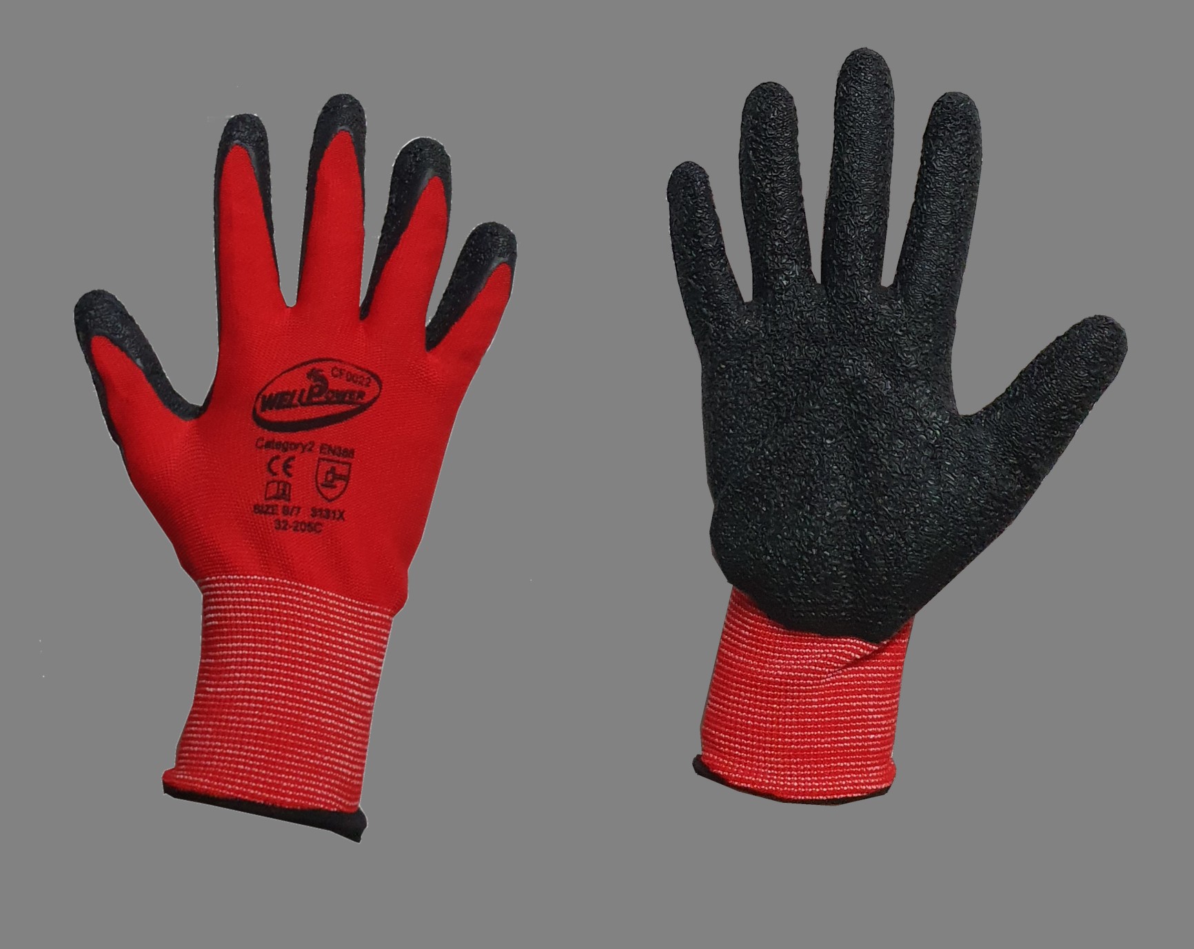 6.CF0022-13針沾乳膠手套(EN388:3131)