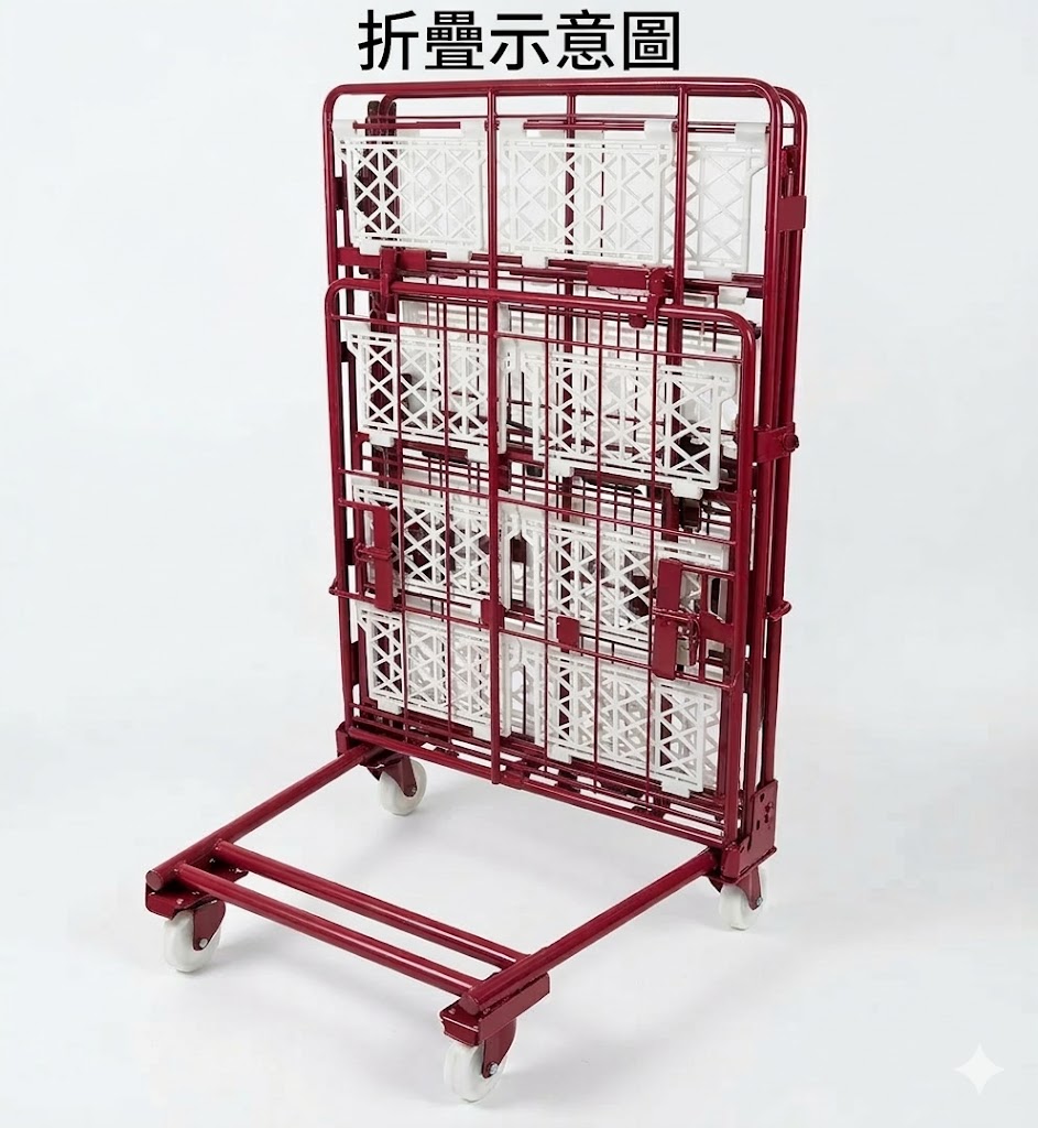 U型物流台車L-CC-1111-4L-MRC