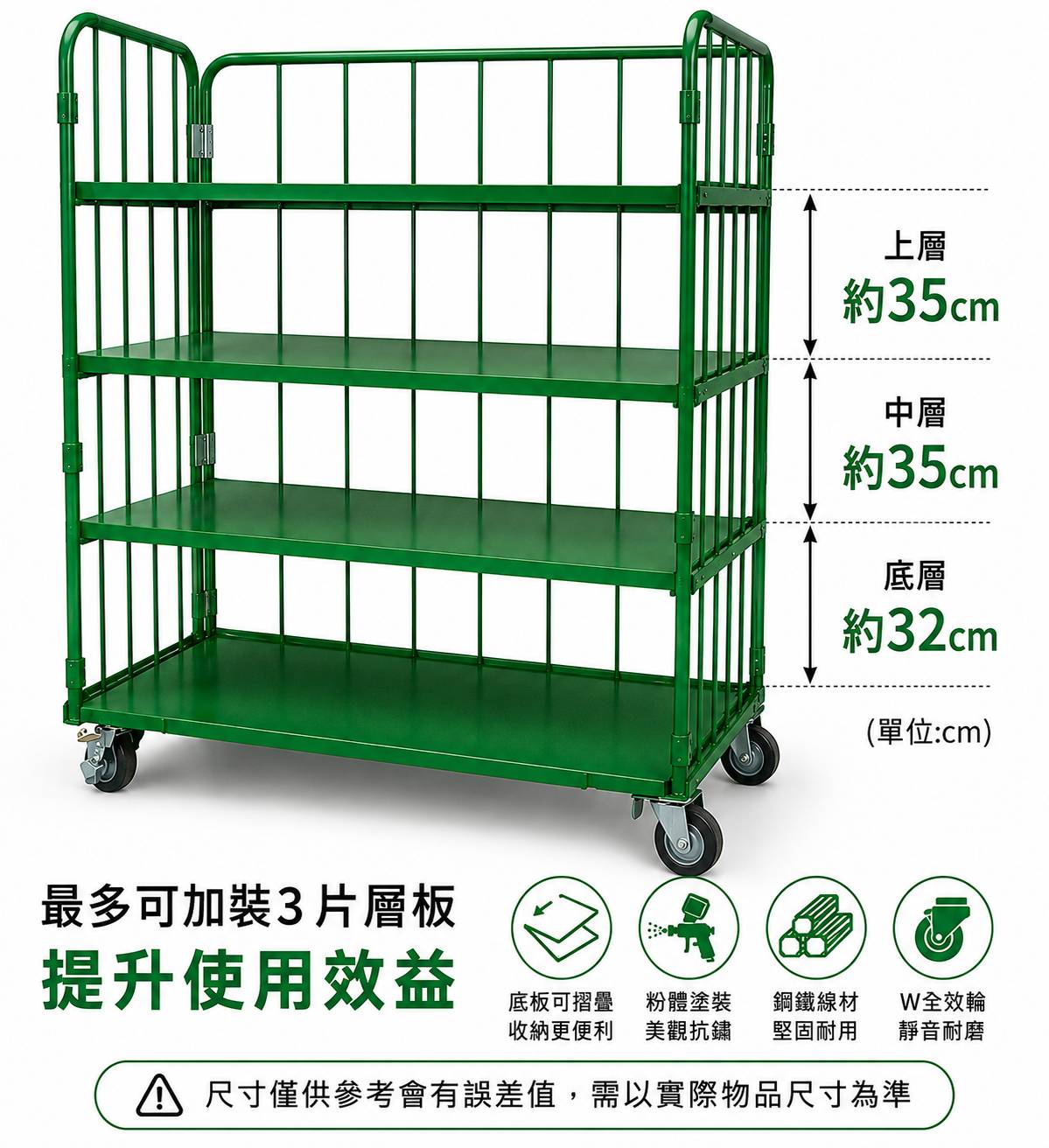物流台車(無門)L-DS-01~L-DS-06