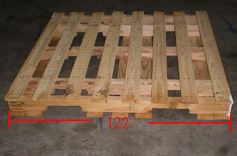 《型號:L》中古美式木製棧板 (114*122)