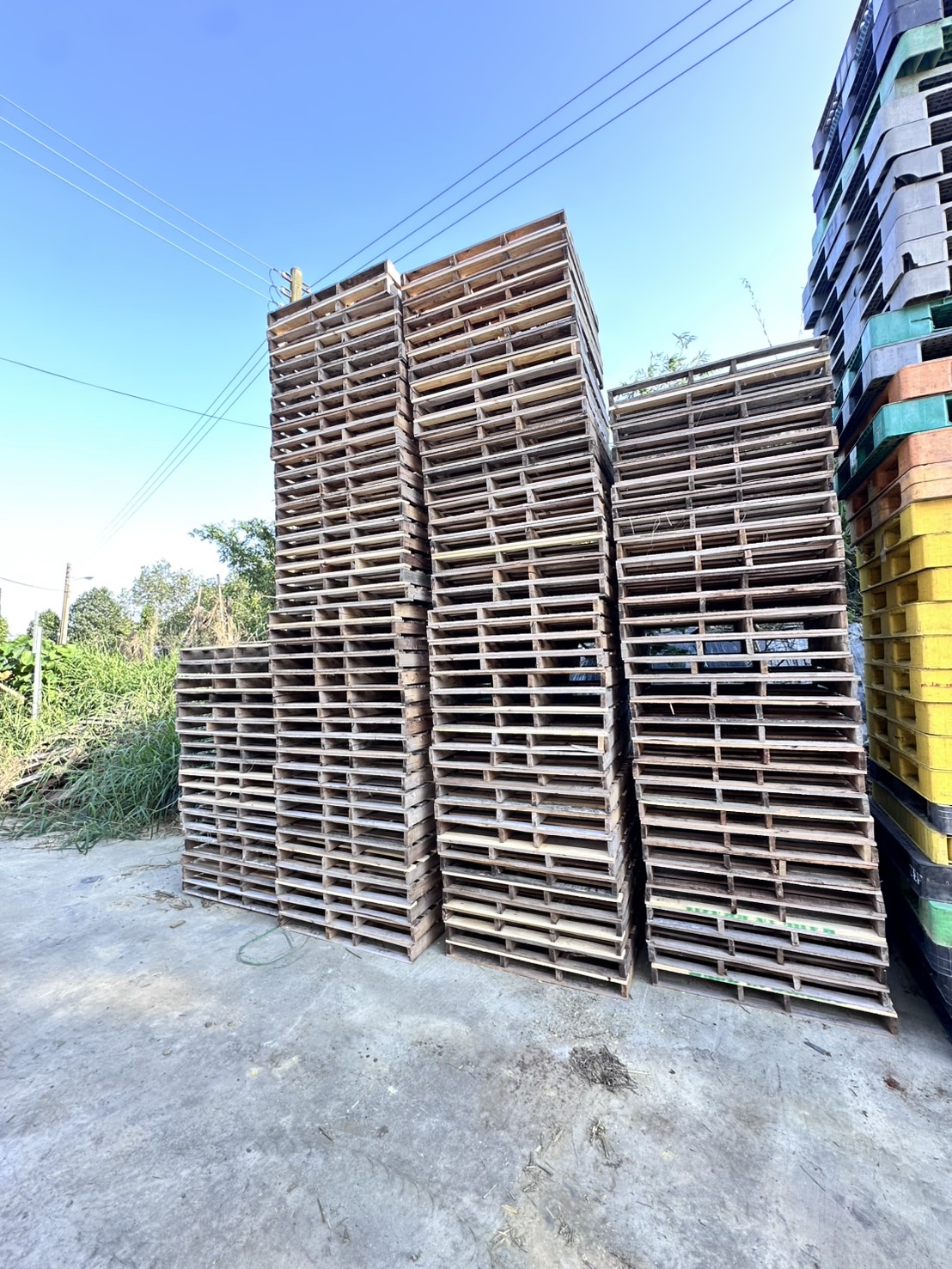 《型號:A5》中古美式木製棧板 (105*105*±2) 四支腳/油壓車不能用