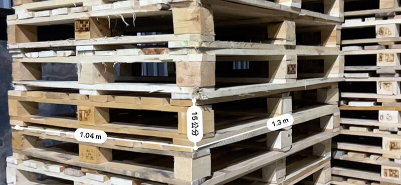 《型號:T》中古歐式川字棧板 (130*105*15) TE293