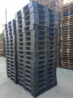 《型號:G》中古密面田字塑膠棧板 (110*110*15) 藥廠專用無縫隙棧板