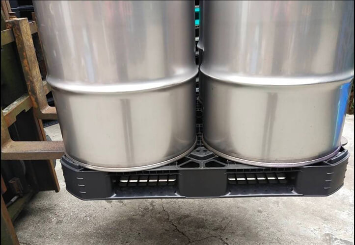 《型號:K》中古網狀田字塑膠棧板 (114*116*13) TE115