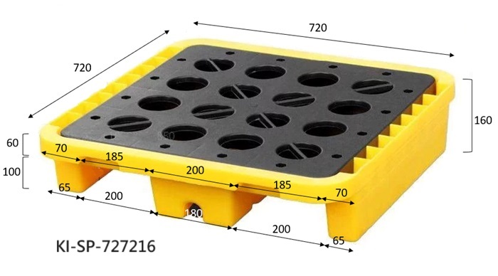 21.單桶高腳型防漏棧板 KI-SP-727216