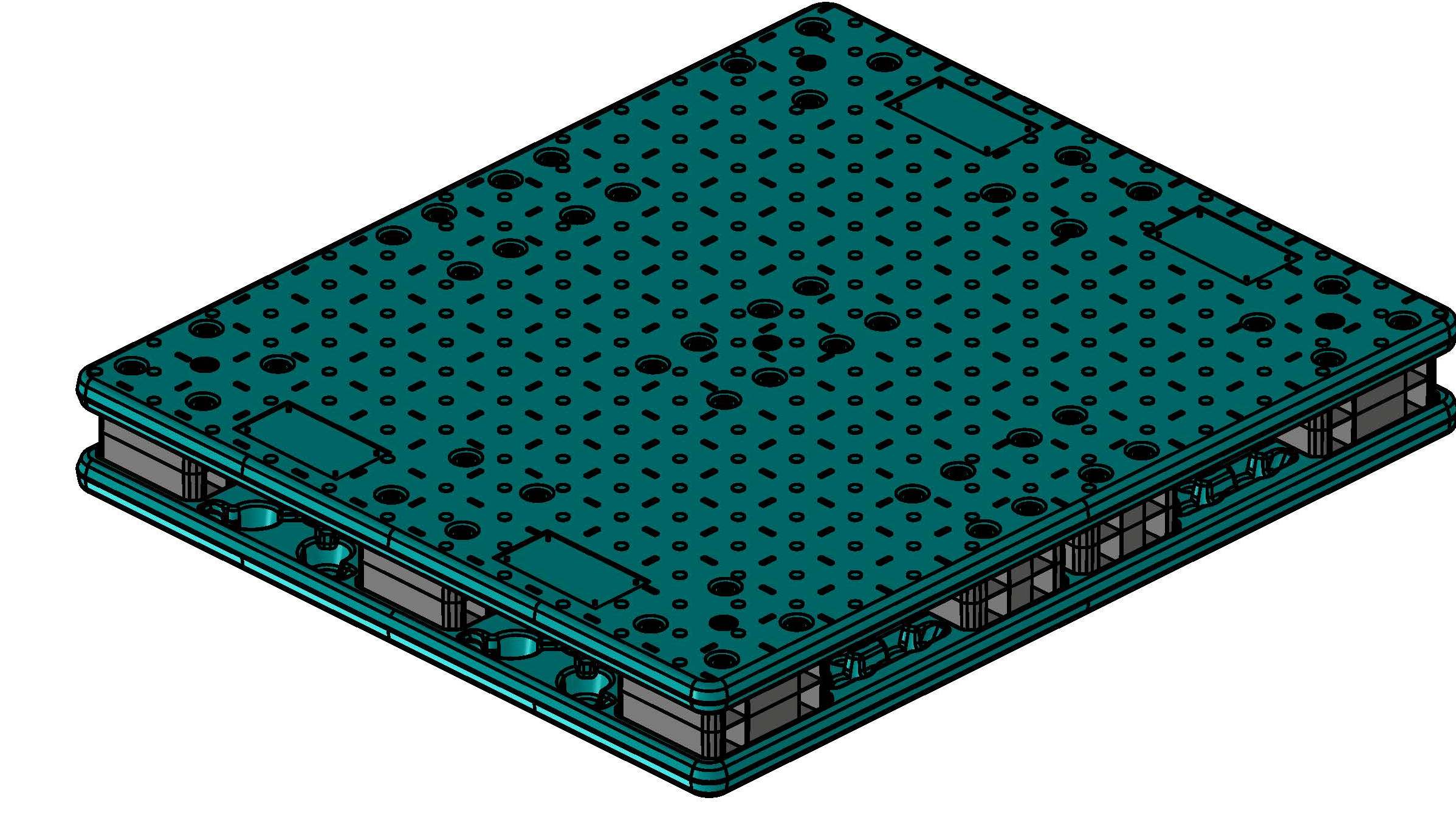 8.塑膠棧板K-CD-1113(1100*1300)