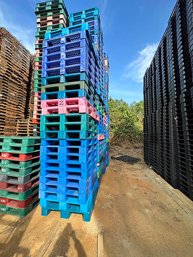 《型號:A10》中古塑膠棧板 (120*100*16)