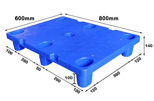 4.印刷廠&紙廠專用塑膠棧板KI-AA-8060(800*600)