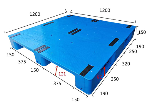 21.密面川字塑膠棧板KI-BD-1212(1200*1200)