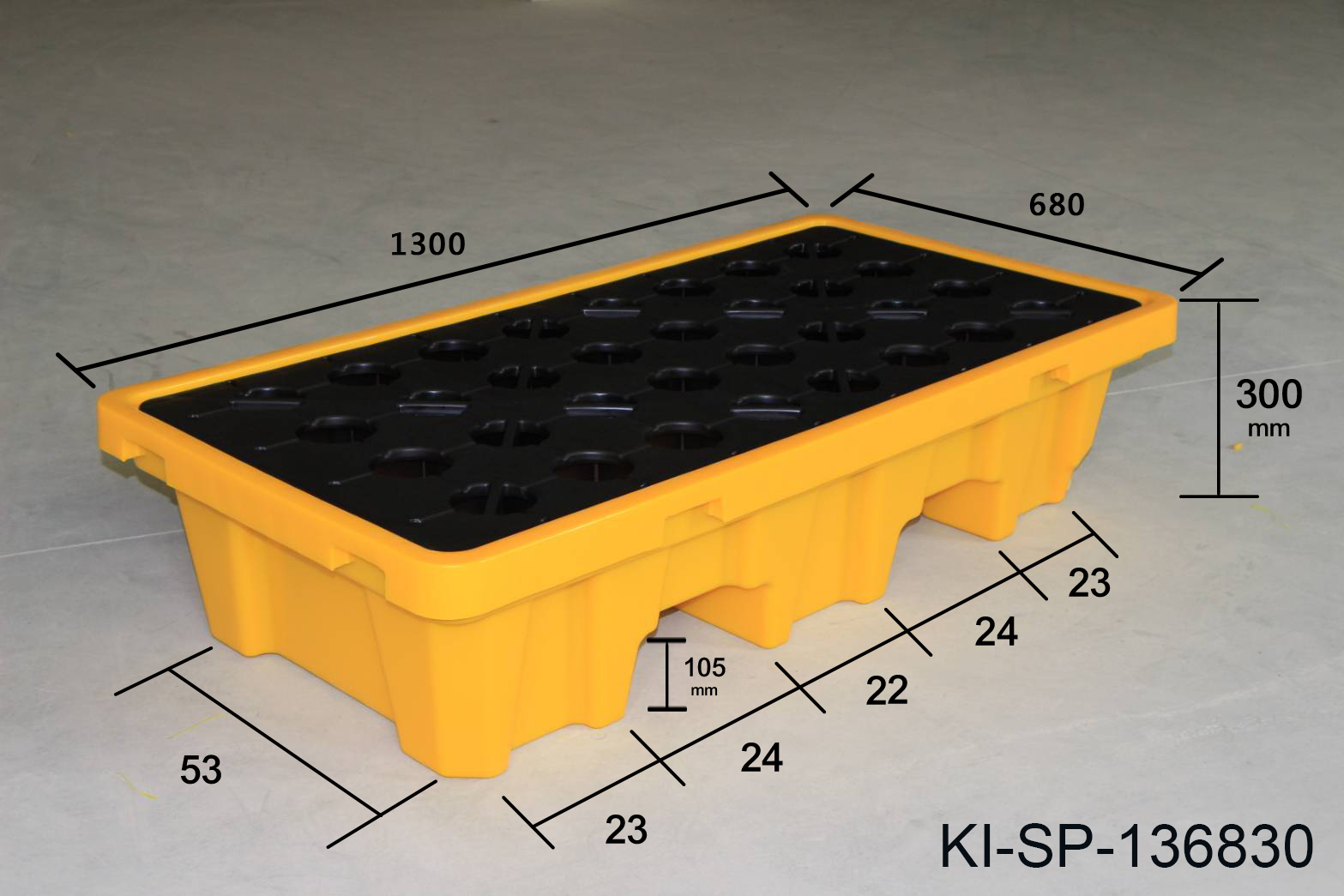 13.兩桶高腳型防漏棧板 KI-SP-136830