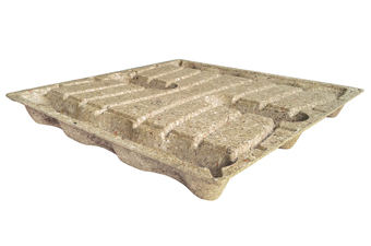 4. V-L2-120100-87 川字底部綠色木屑環保棧板