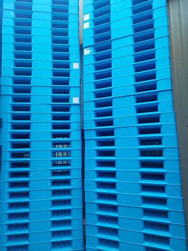 《型號:A7》中古雙面板藥廠專用塑膠棧板 (130*90*15)