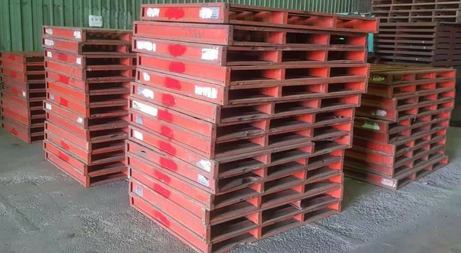 《型號:D》中古鐵棧板 (150*120*13)