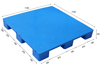 5.平面九腳塑膠棧板KI-AD-1111(1100*1100)