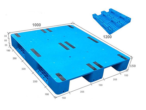 19.密面川字塑膠棧板KI-BD-1012(1000*1200)