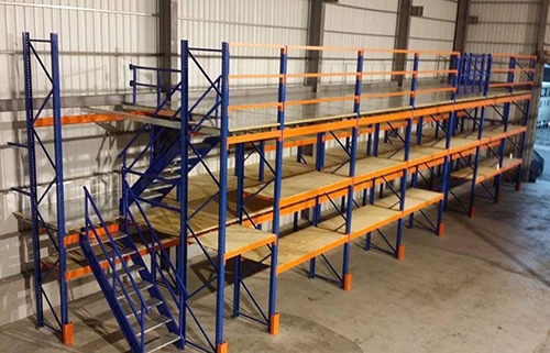 積層式料架、積層架