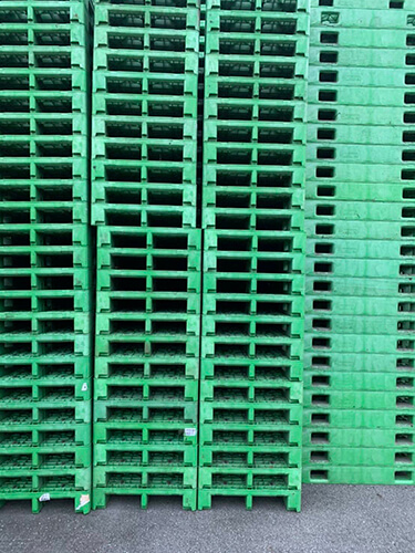 《型號:N》中古網狀川字塑膠棧板(117*74*15.5)