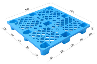 7.套疊九腳塑膠棧板KI-A-1111(1100*1100)