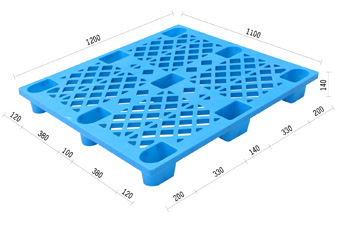 3.套疊九腳塑膠棧板KI-A-1112(1100*1200)