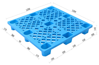 2.套疊九腳塑膠棧板KI-A-1212(1200*1200)