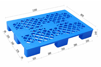 4.網狀九腳塑膠棧板KI-ADN-0812(800*1200)
