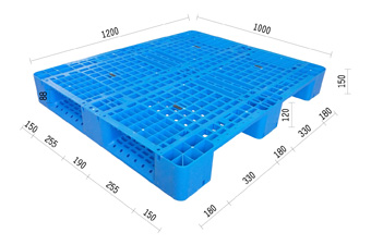 17.網格川字塑膠棧板KI-B-1012D(1200*1000)