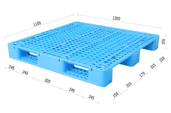 1.網格川字塑膠棧板KI-B-1113A(1100*1300)