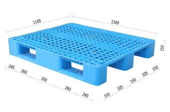 2.網格川字塑膠棧板KI-B-1113B(1100*1300)