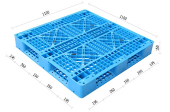 5.網格田字塑膠棧板KI-C-1111A(1100*1100)