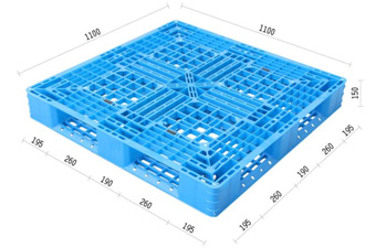6.網格田字塑膠棧板KI-C-1111B(1100*1100)