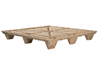 8. V-F4-105105-92 四向等插九磚綠色木屑環保棧板