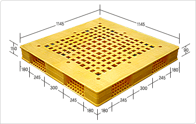 《型號:A31》中古塑膠棧板 (114*114*15cm)(TE114)