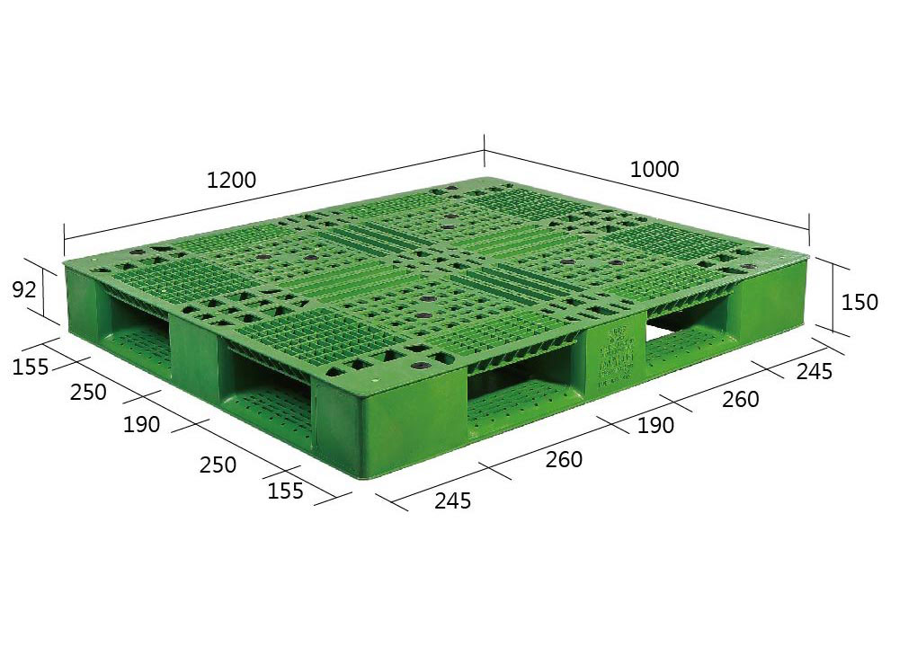 19.S-D4-1210-CG1冷凍庫用塑膠棧板