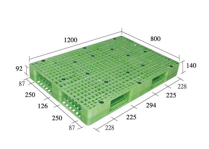 6.S-R4-1280-CG雙面型棧板