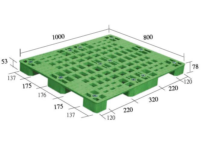 8.S-S4-1080-CG單面型棧板