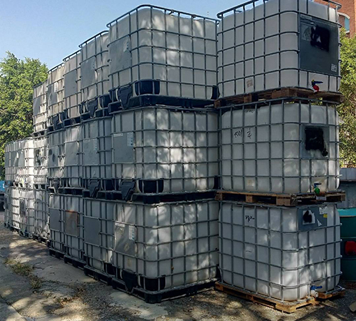 《有稍微清洗》中古IBC化工桶【W】i109(原裝內容物:水性溶劑)