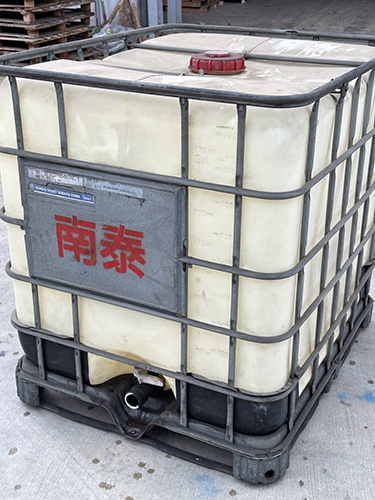 《未清洗》中古IBC桶【F】TE373(原裝內容物:EVA樹脂)