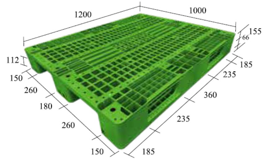 12.S-A4-1210-CX2單面型棧板