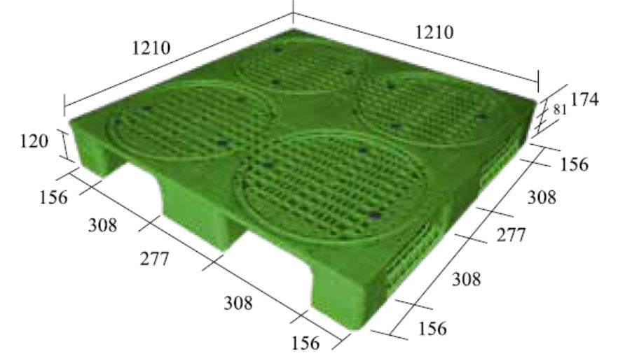 18.S-A4-1212-CX1單面型棧板